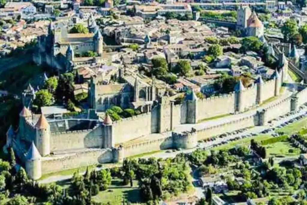 Appartement T2 Avec Vue Chateau Carcassonne Dış mekan fotoğraf